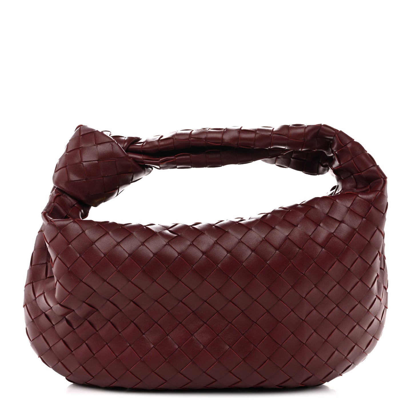 Nappa Intrecciato Teen Jodie Hobo Barolo