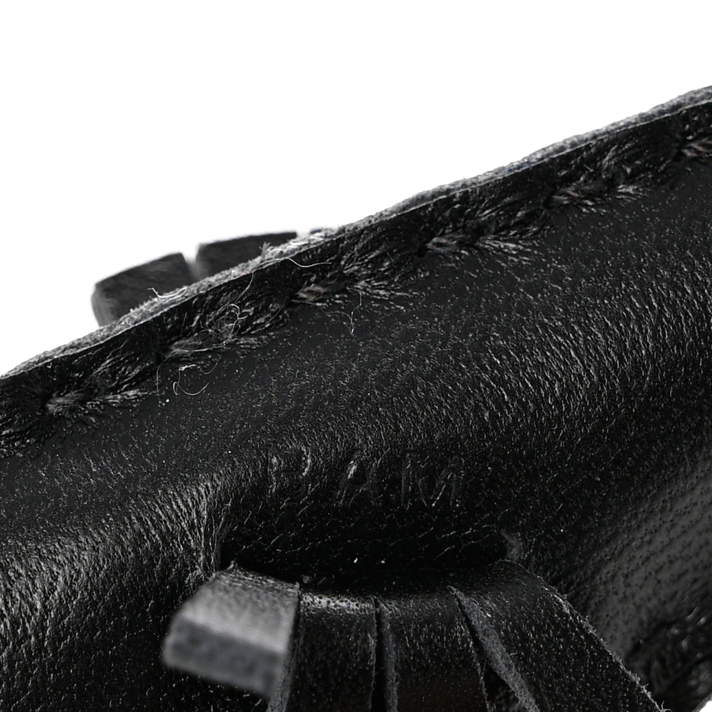 Milo Lambskin Hippo Bag Charm So Black