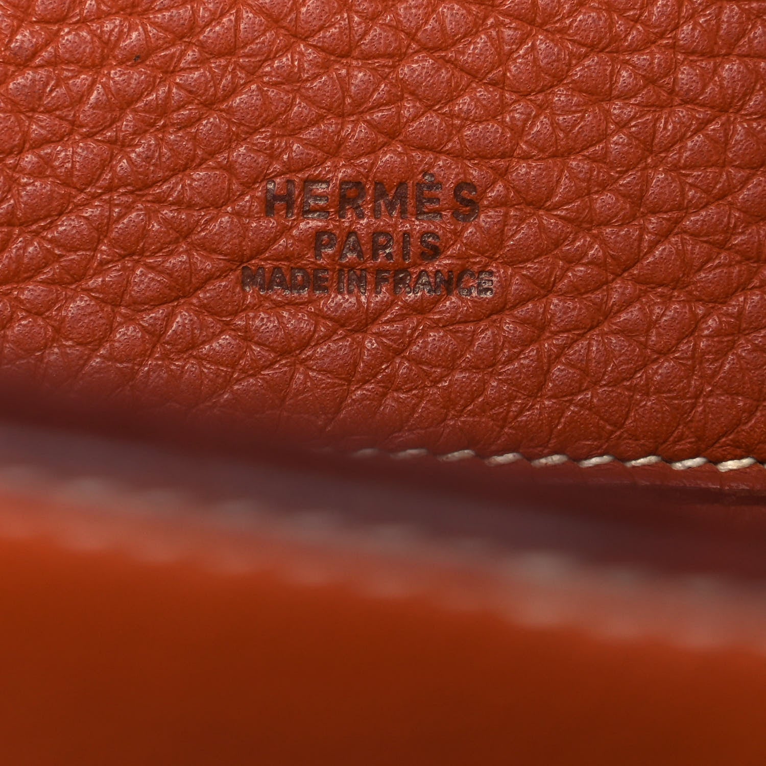 Hermes Taurillon Clemence Sherpa Backpack Gold 7 of 19