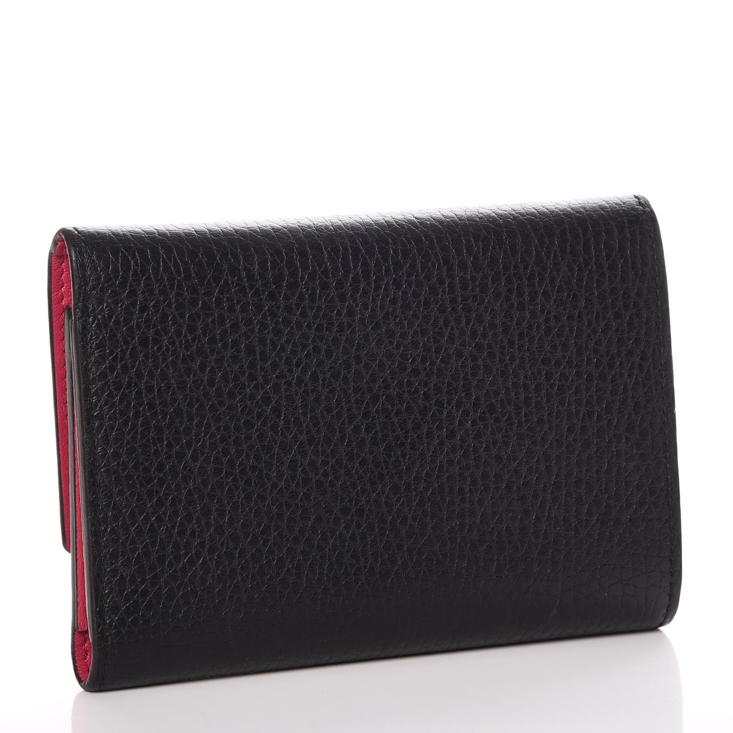 Taurillon Capucines Compact Wallet Black