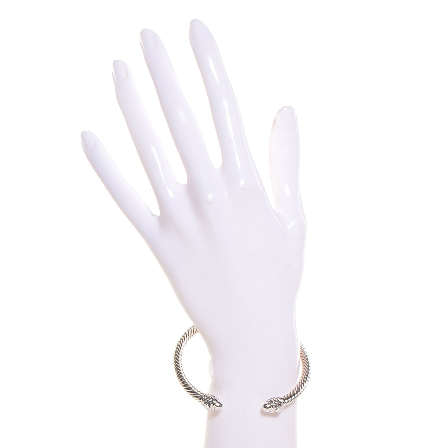 David Yurman Sterling Silver 5mm Renaissance Bracelet Medium 2 of 6