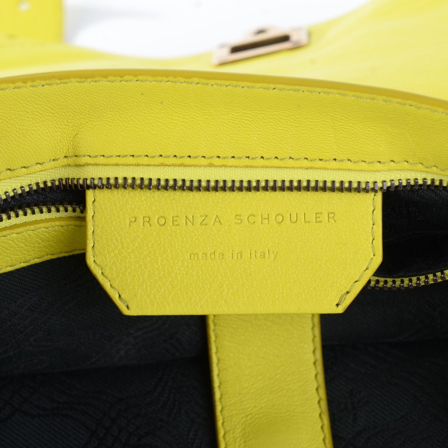 Lambskin PS1 Medium Satchel Sunshine