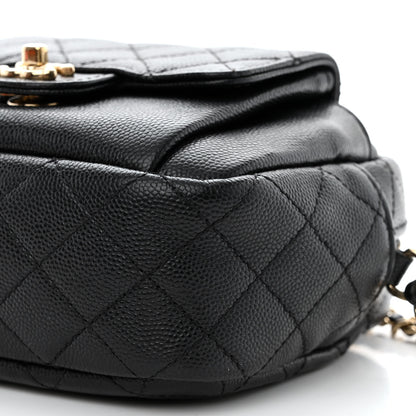 Chanel Caviar Quilted CC Day Camera Case Black 10 of 10