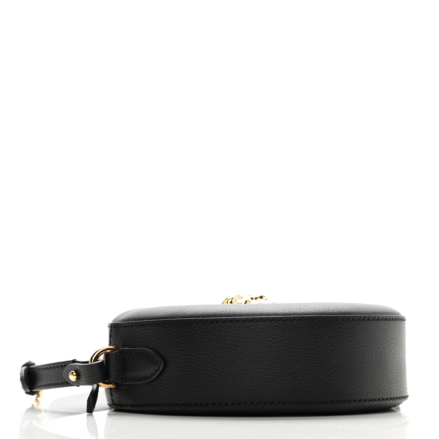 Versace Calfskin La Medusa Round Camera Bag Black 4 of 9