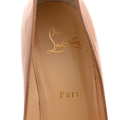 Christian Louboutin Patent Pigalle 85 Pumps 38 Nude 6 of 7