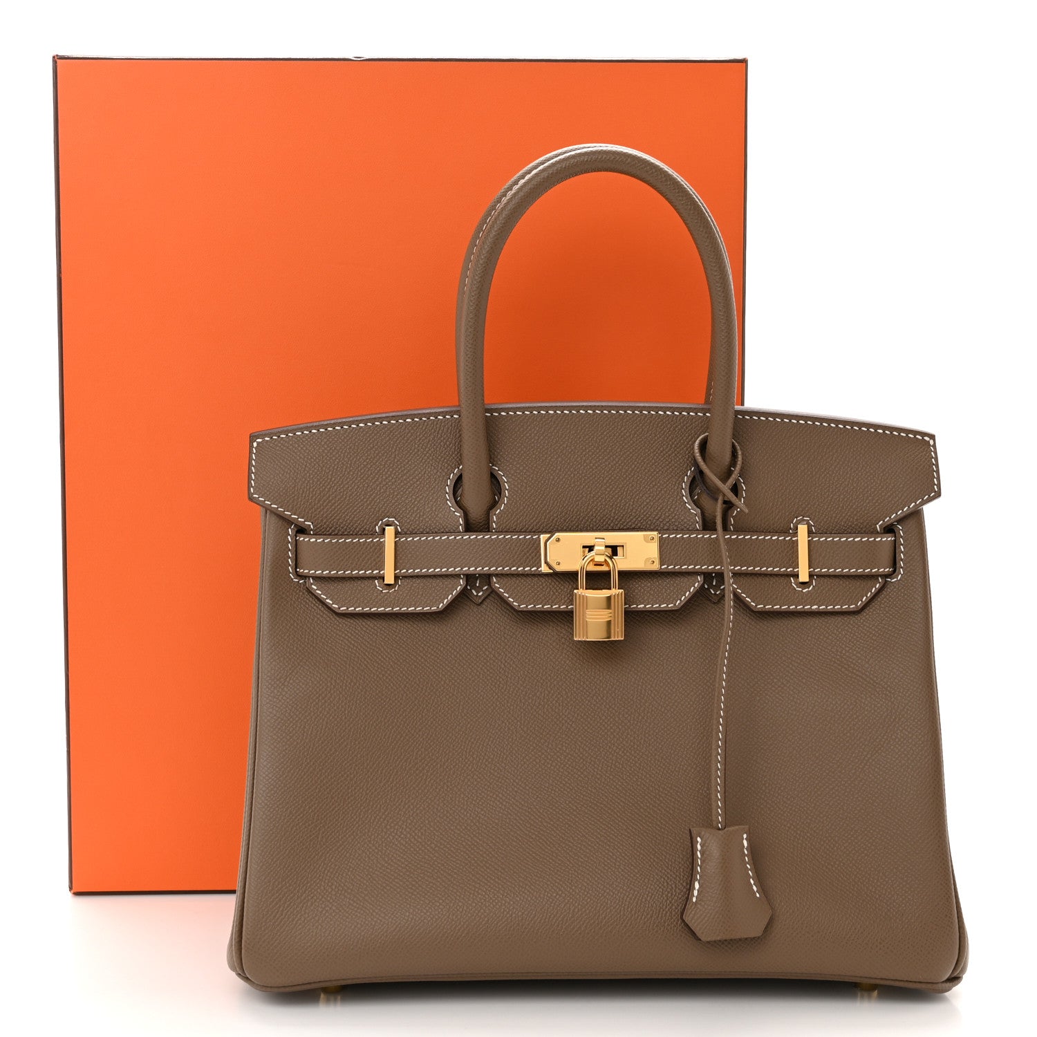 Hermes Epsom BIRKIN 30 Etoupe 11 of 11