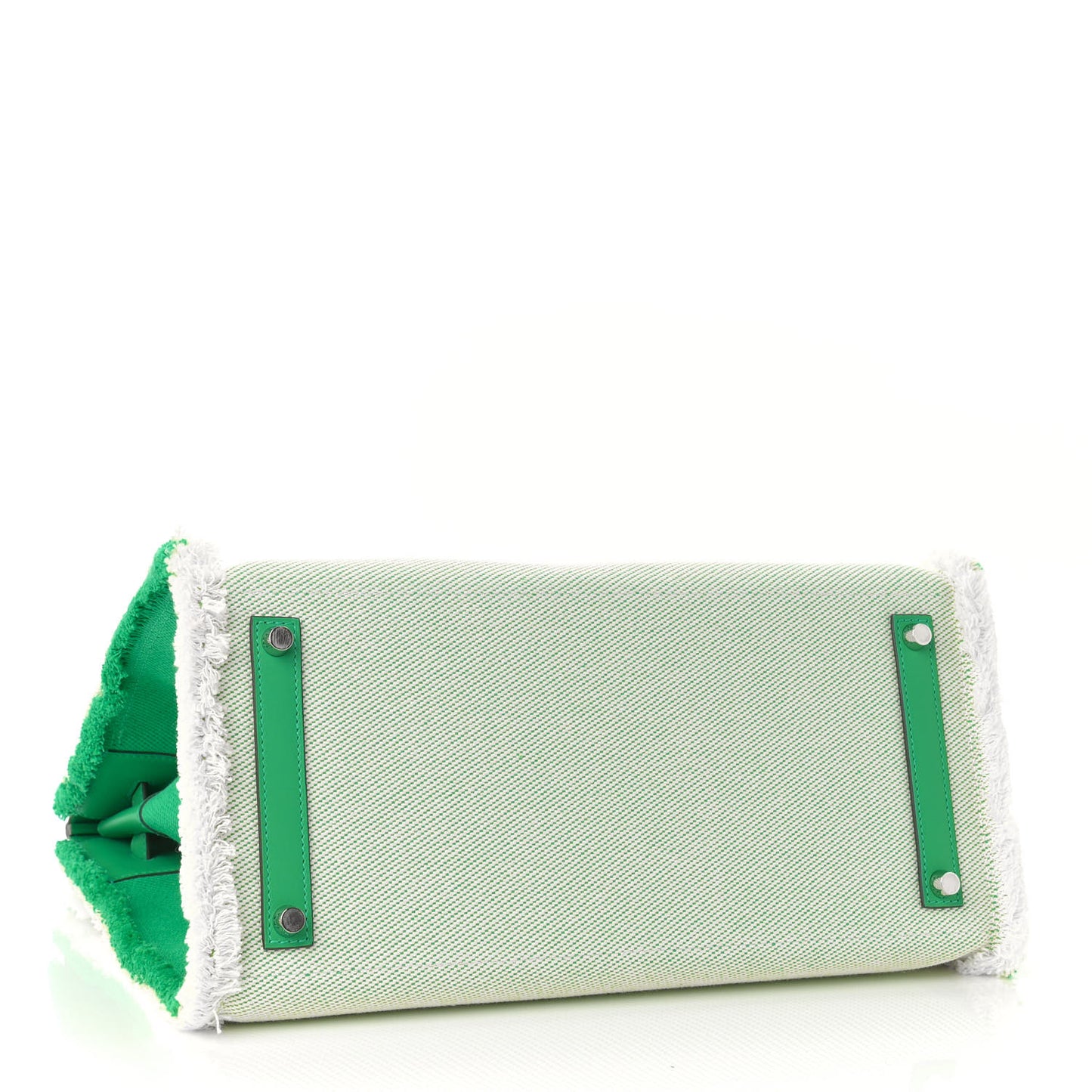 Swift Twill H Fray Fray Birkin 35 Menthe Ecru