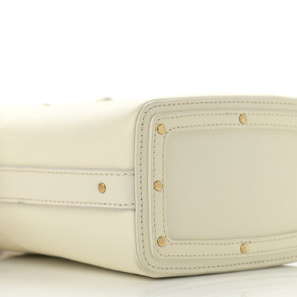 Chloe Smooth Calfskin Mini Roy Bucket Bag Natural White 9 of 11