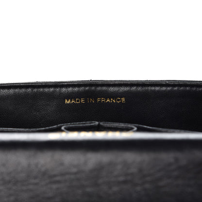 Chanel Lambskin East West Chocolate Bar Flap Black 8 of 14