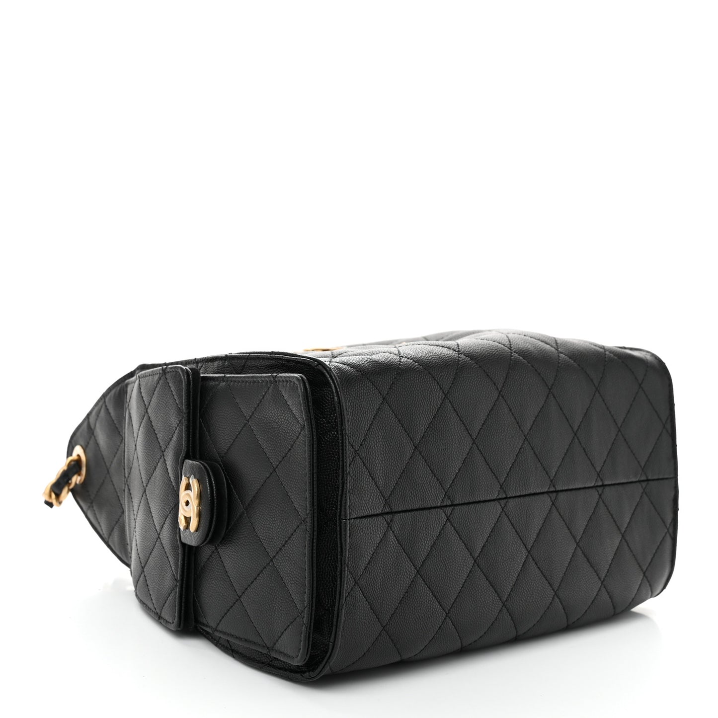 Caviar Quilted Small Chanel 25 Handbag Black