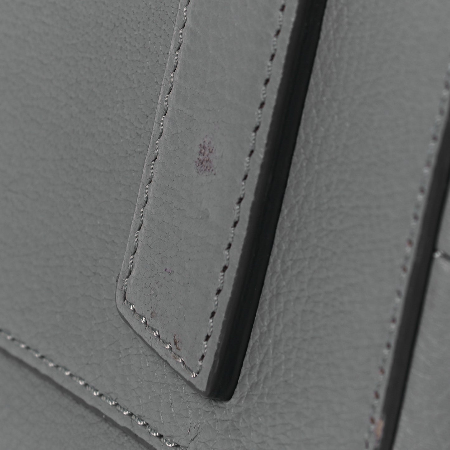 Sugar Goatskin Small Antigona Pearl Grey