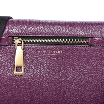 Marc Jacobs Grained Calfskin Small Gotham Shoulder Bag Iris 10 of 10