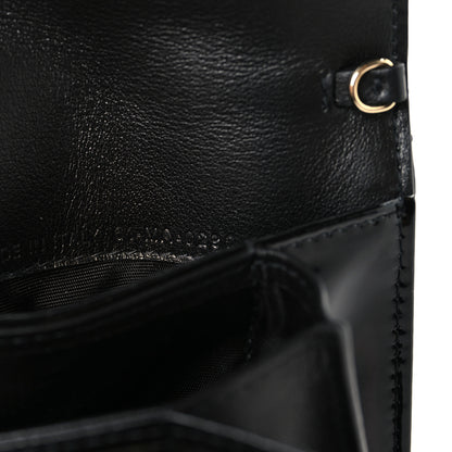 Christian Dior Patent Cannage Mini Pouch on Chain Black 7 of 11