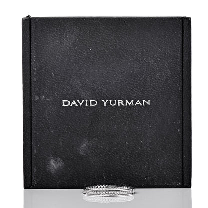 David Yurman Platinum Diamond 2.3mm Eden Half Eternity Wedding Band Ring 52 6 6 of 6