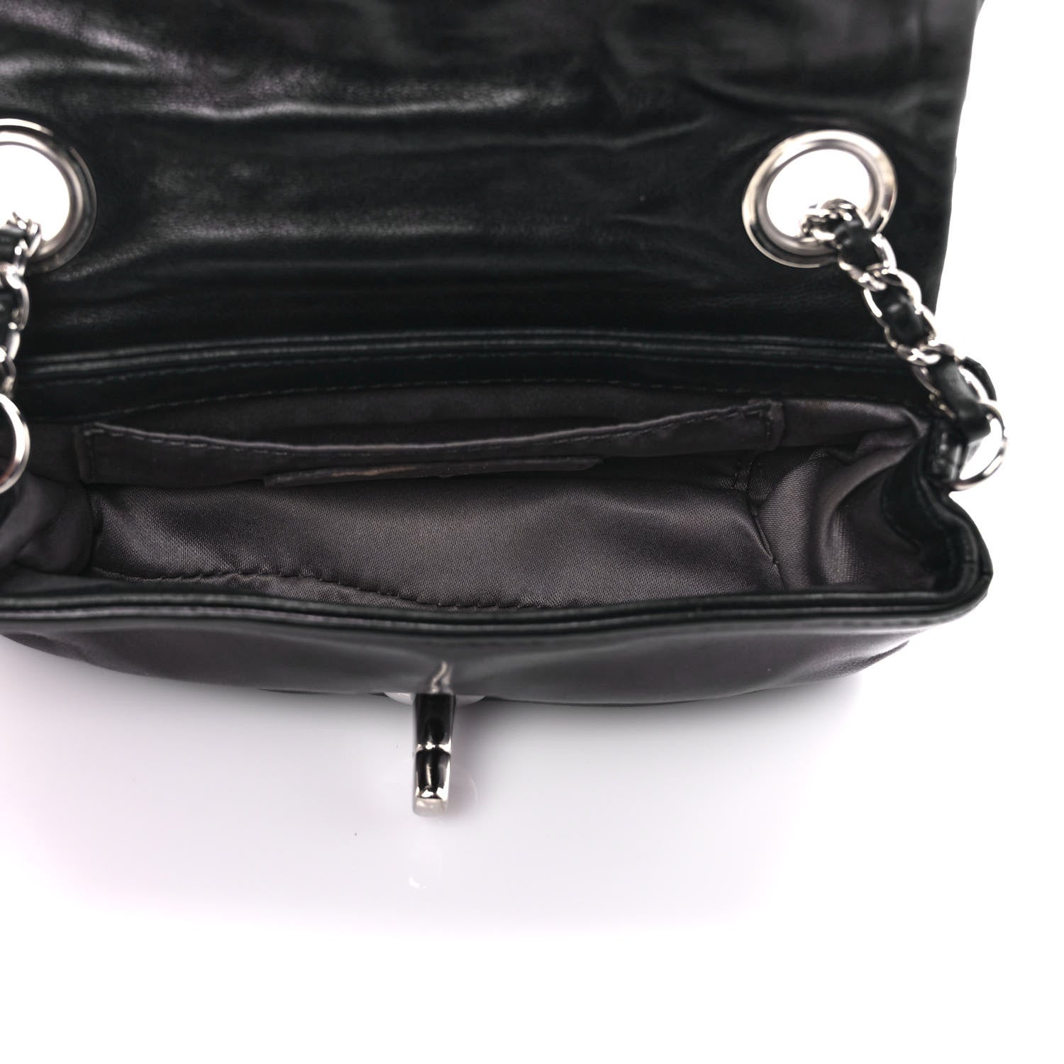 Chanel Lambskin Small Astrakan Flap Black 4 of 8