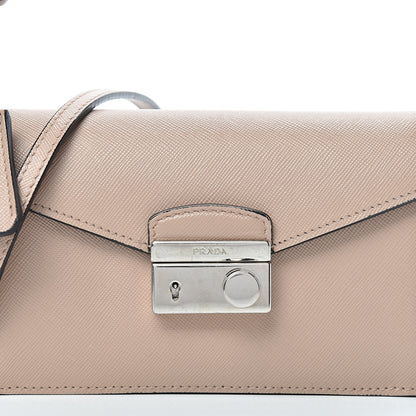 Prada Saffiano Lux Sound Shoulder Bag Cipria 7 of 10