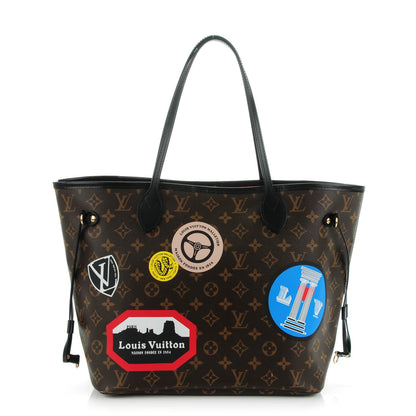 Louis Vuitton Monogram World Tour Neverfull MM 1 of 9