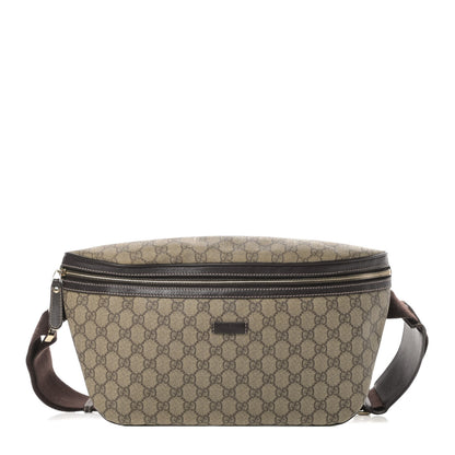 Gucci GG Supreme Monogram Belt Bag Dark Brown 1 of 14