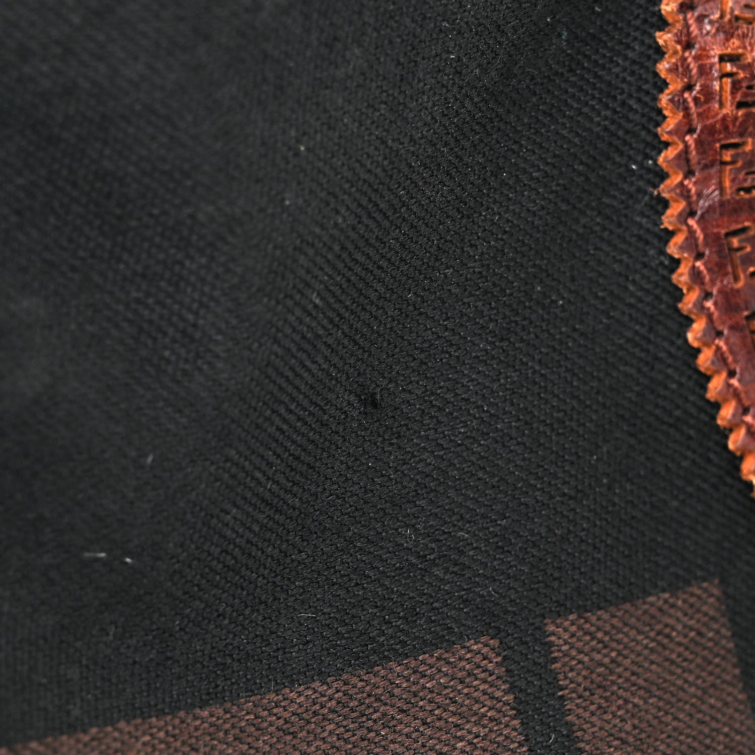 Fendi Canvas Bag De Jour Tote Black Tobacco 16 of 21