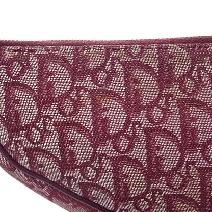 Christian Dior Monogram Mini Saddle Pochette Burgundy 8 of 12