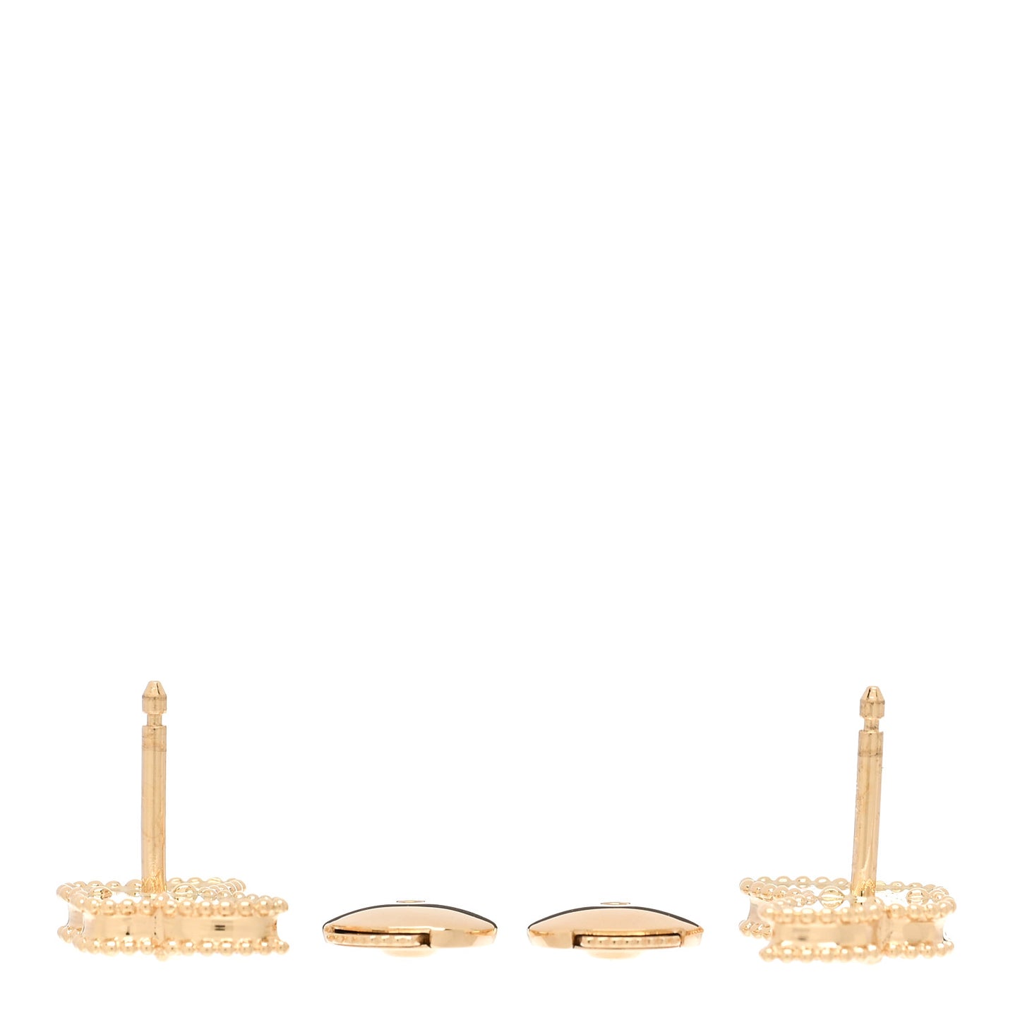 18K Yellow Gold Mother of Pearl Sweet Alhambra Butterfly Earrings