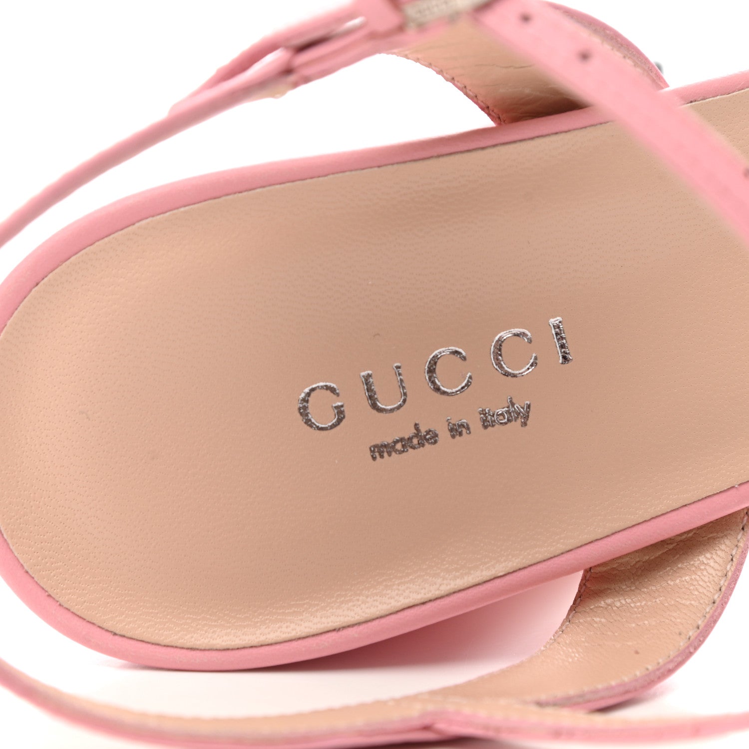 Gucci Calfskin GG Marmont Ankle Wrap 30/115mm Platform Sandals 39.5 Wild Rose 7 of 8