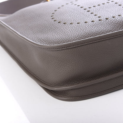 Hermes Taurillon Clemence Evelyne III GM Etain 7 of 10