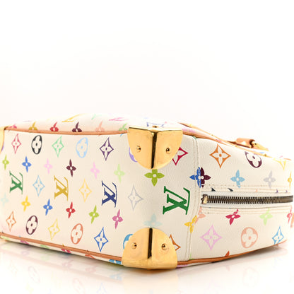 Louis Vuitton LOUIS VUITTON Monogram Multicolor Trouville White 9 of 10