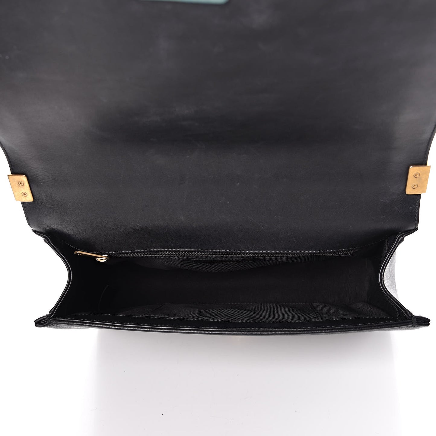 Calfskin Quilted New Medium Boy Flap Black