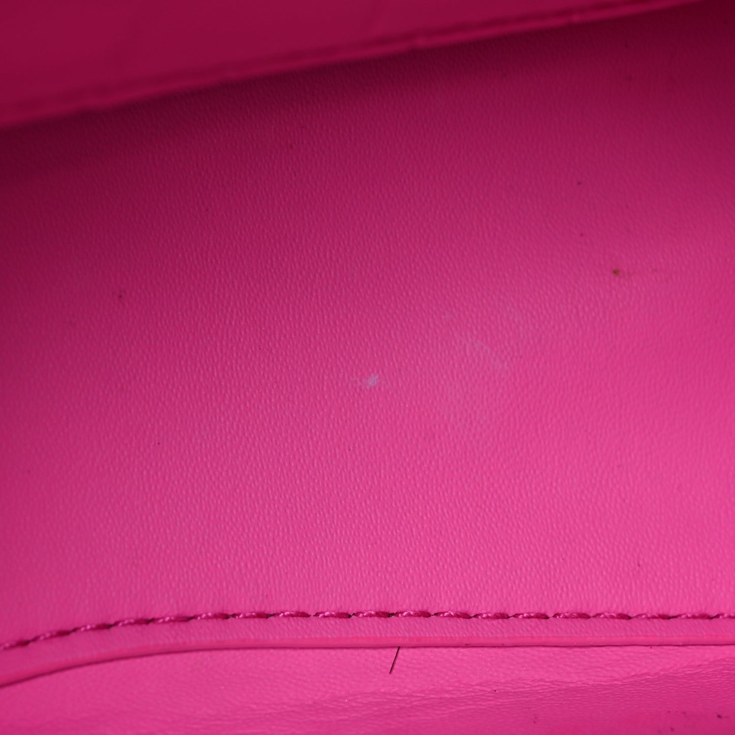 Calfskin Crocodile Embossed Neo Classic Gold Hardware Nano City Crossbody Neon Pink
