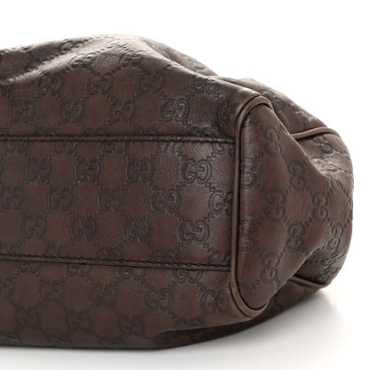 Gucci Guccissima Medium Sukey Tote Chocolate 10 of 10
