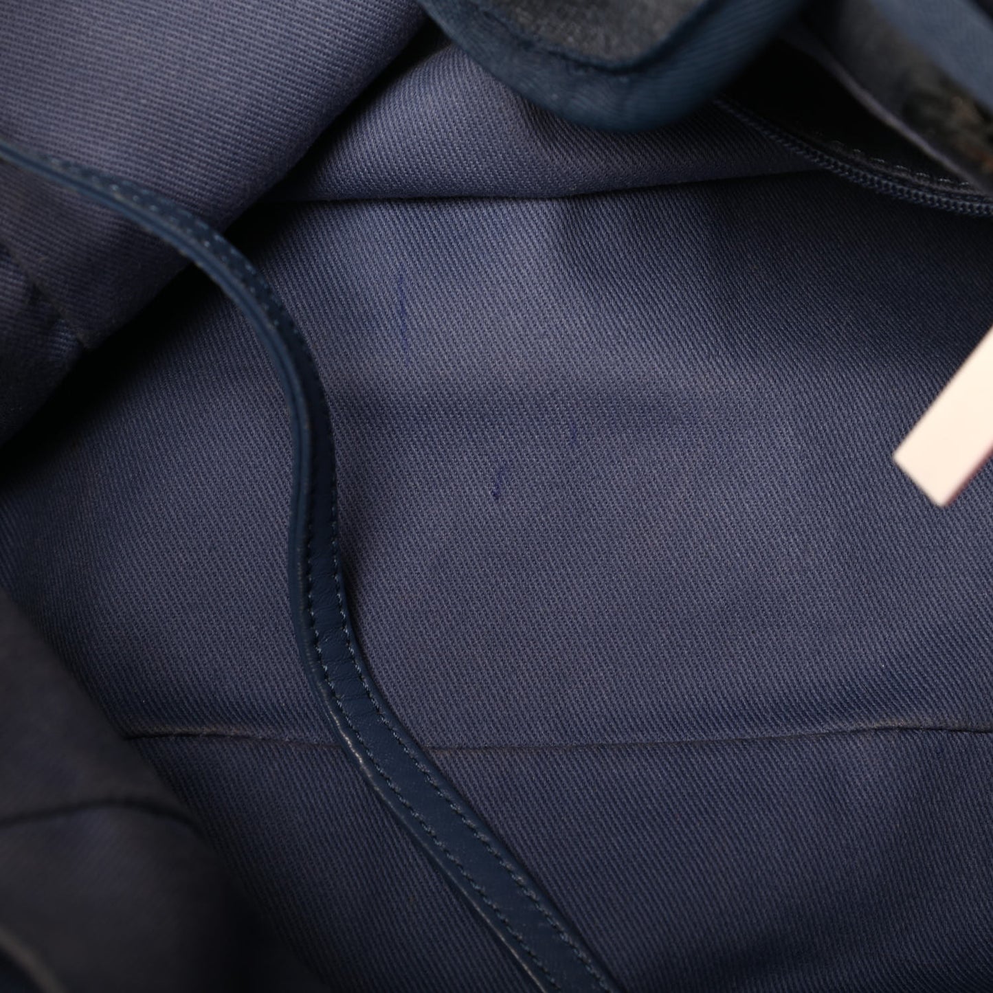 Canvas Medium Deauville Tote Dark Blue