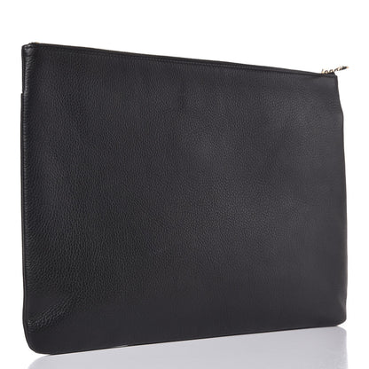 Chanel Calfskin Large Gabrielle Cosmetic Case Black 3 of 7