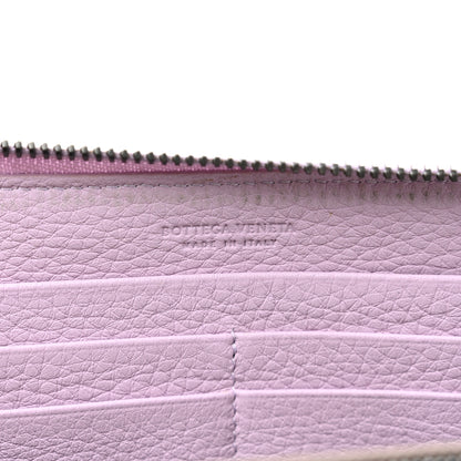 Bottega Veneta Nappa Intrecciato Zip Around Wallet Lilac 6 of 8