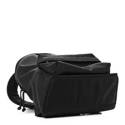 Balenciaga Sport Nylon Logo Embroidered S Wheel Backpack Black 4 of 8