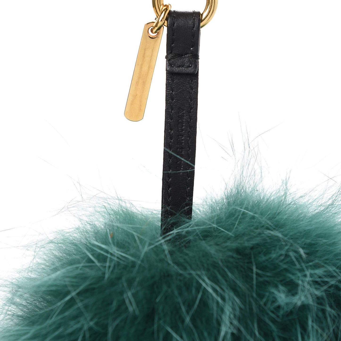 Fox Rabbit Goat Mink Fur Vitello Flamingo Minty Monster Bag Bug Charm Green Apple Multicolor