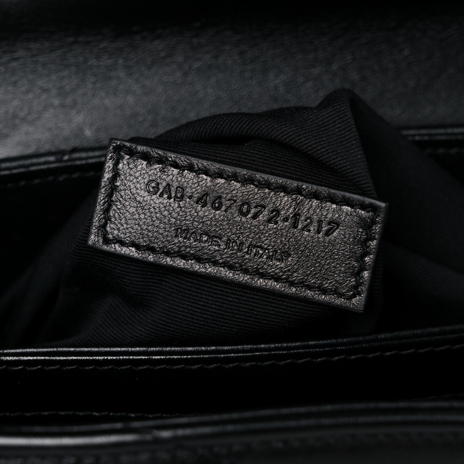 Saint Laurent Calfskin Y Quilted Monogram Toy Loulou Crossbody Bag Black 10 of 11