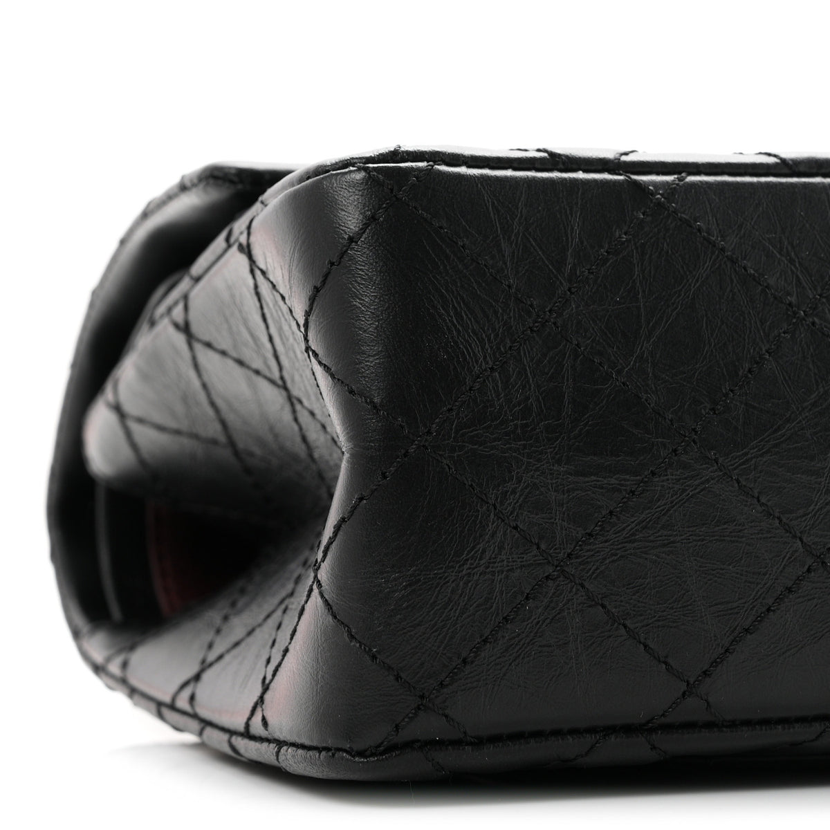 Chanel Aged Calfskin Quilted 2.55 Reissue 225 Flap Black 9 of 11