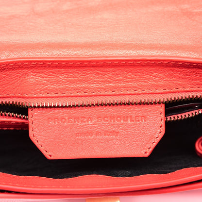 Proenza Schouler Lambskin PS1 Pochette Clutch Deep Coral 14 of 14