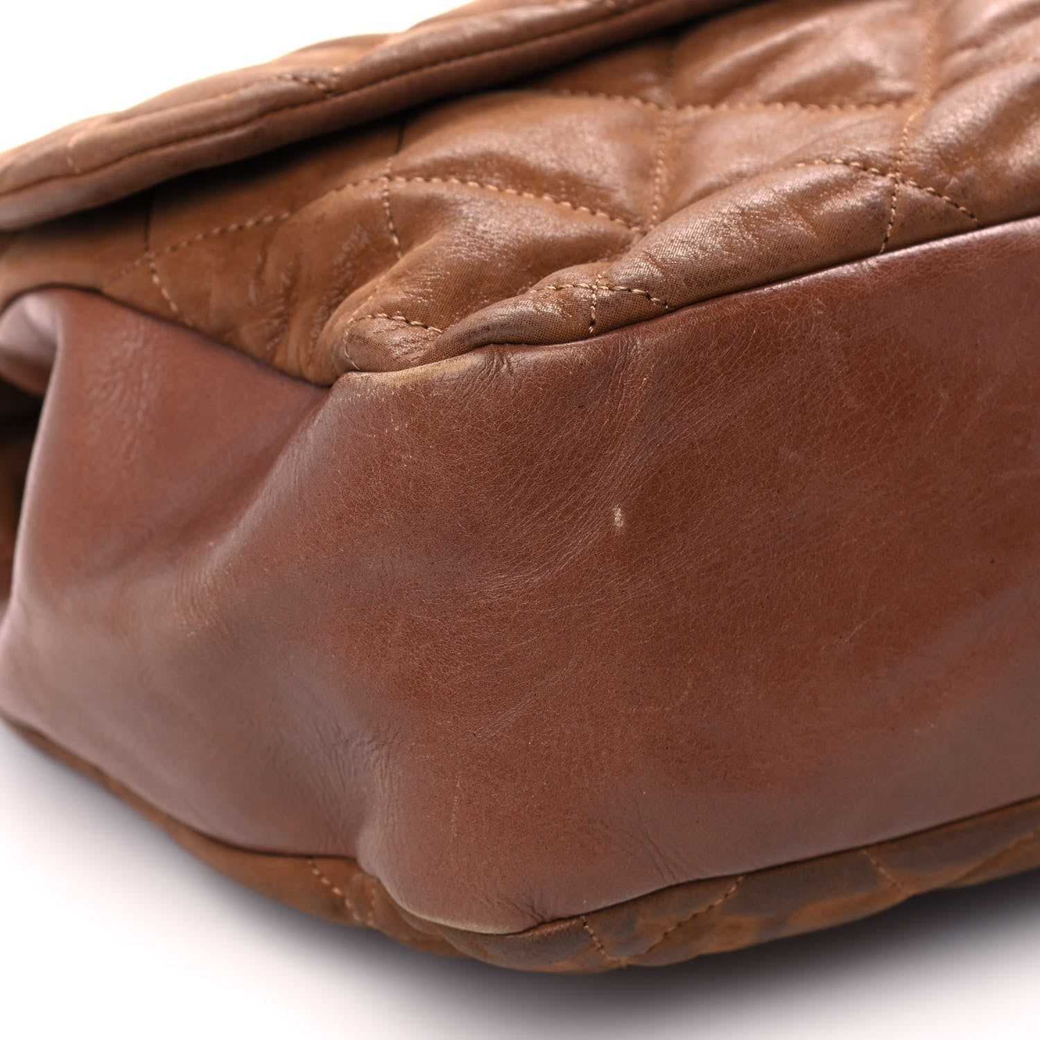 Chanel Iridescent Calfskin Jumbo In The Mix Flap Brown 9 of 12