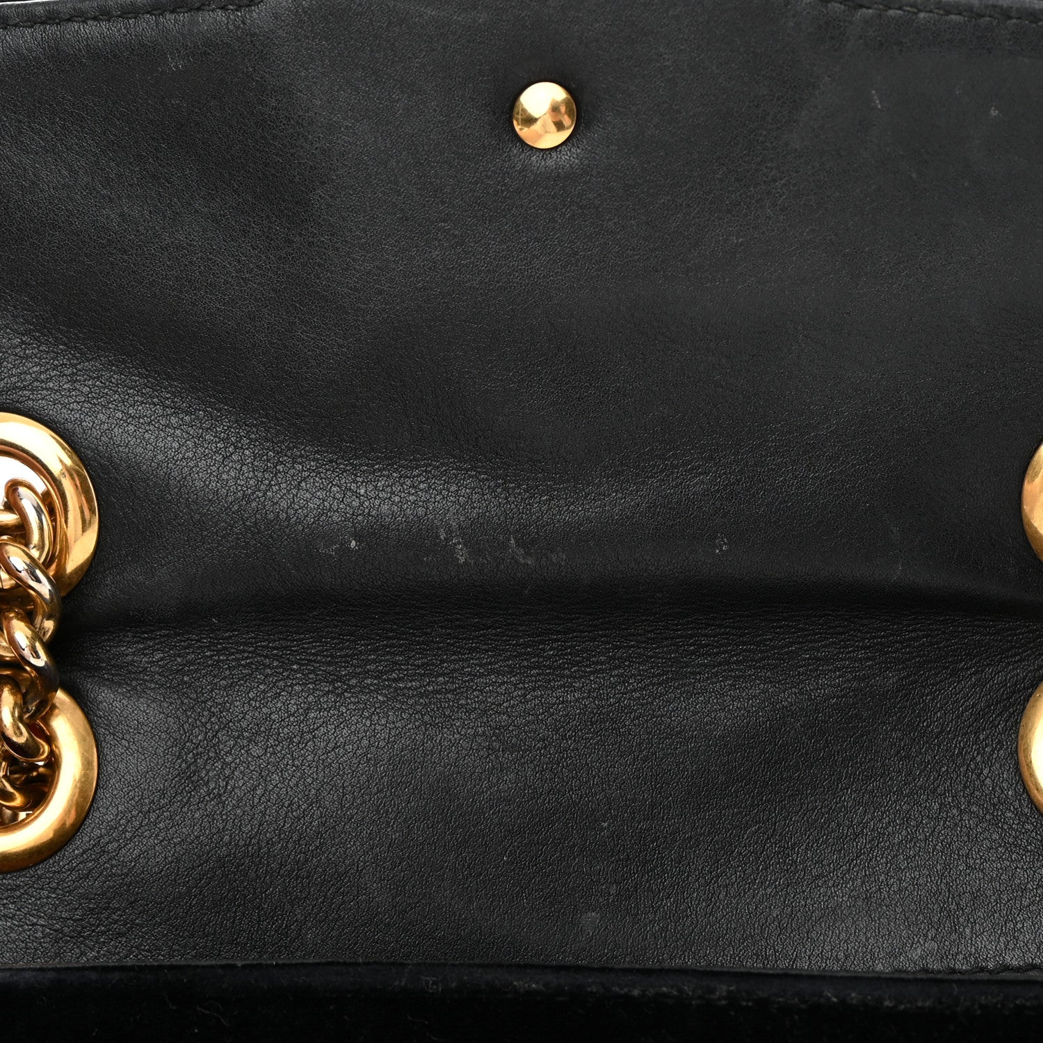 Gucci Velvet Matelasse Mini GG Marmont Shoulder Bag Black 17 of 25