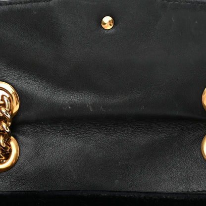 Gucci Velvet Matelasse Mini GG Marmont Shoulder Bag Black 17 of 25