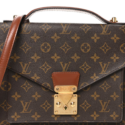 Louis Vuitton Monogram Monceau 28 7 of 9