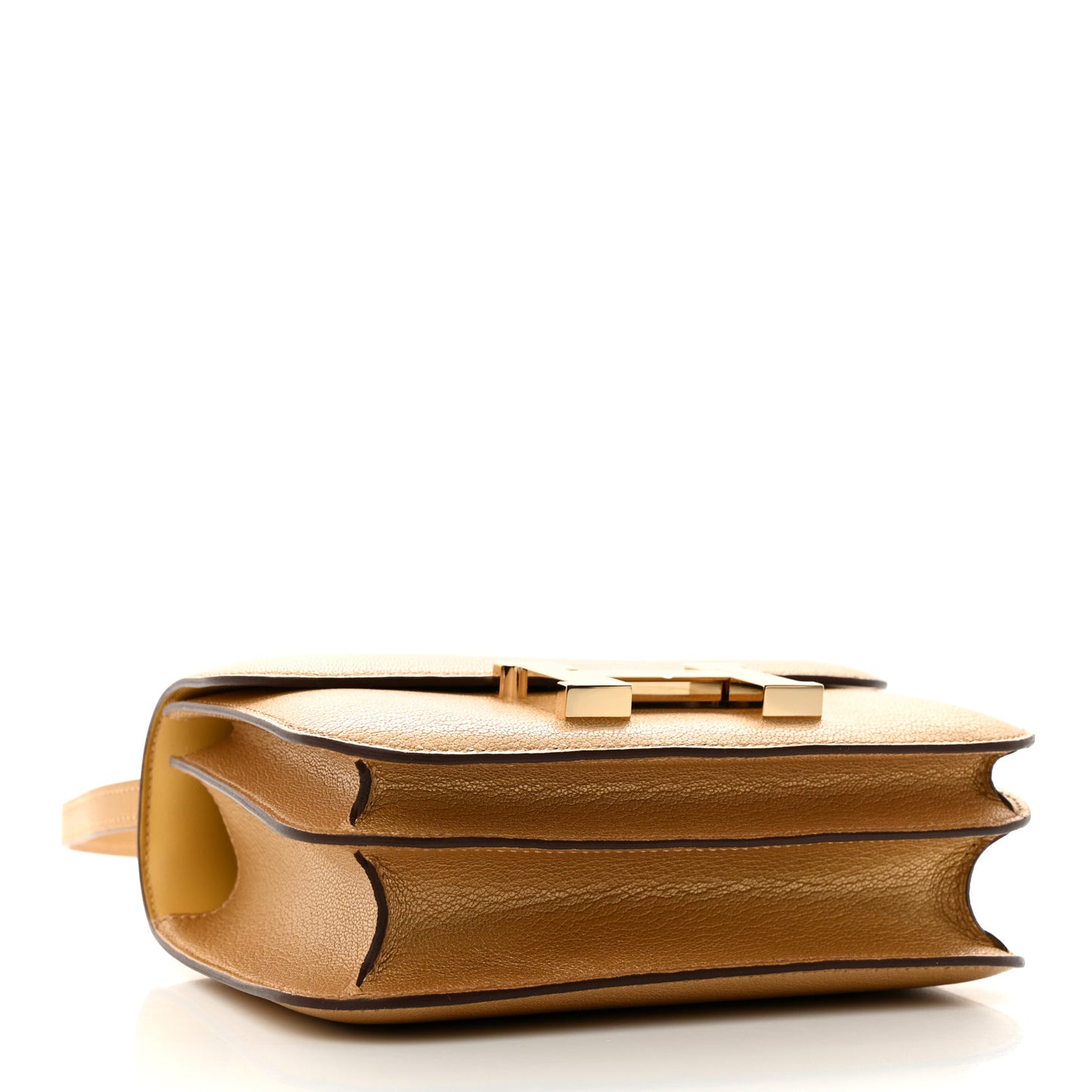 Metallic Chevre Chamkilight Constance 18 Dore