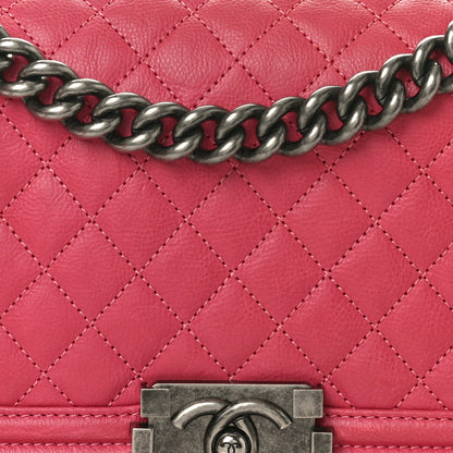 Chanel Calfskin Quilted Medium Boy Flap Pink 8 of 12