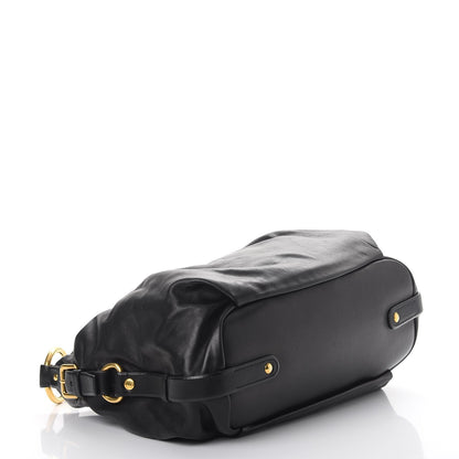 Prada Soft Calf Hobo Nero Black 4 of 10