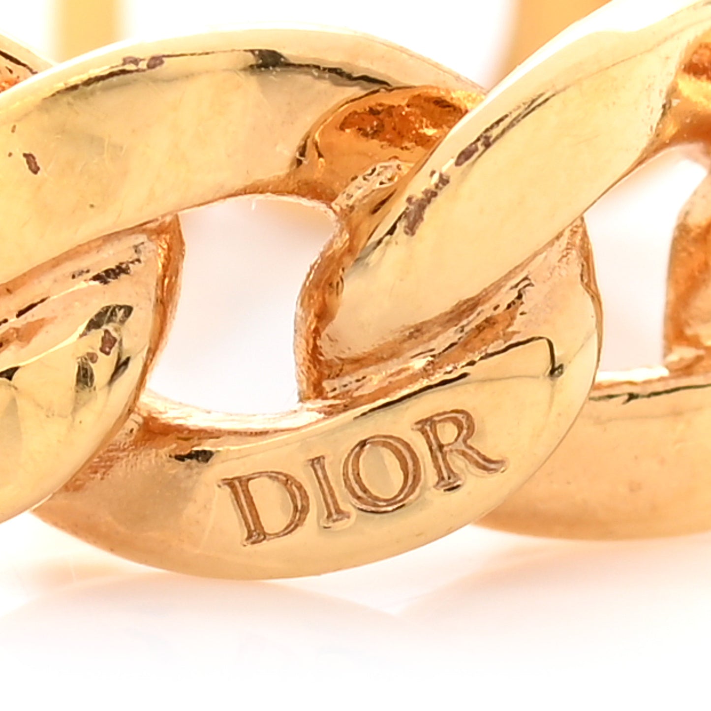 Metal Danseuse Etoile Chain Ring 7 Gold