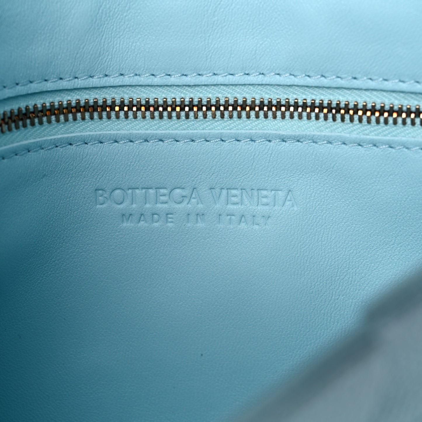 Grained Calfskin Maxi Intrecciato Cassette Crossbody Bag Pale Blue