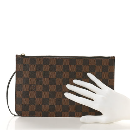 Louis Vuitton Damier Ebene Neverfull MM GM Pochette 2 of 8
