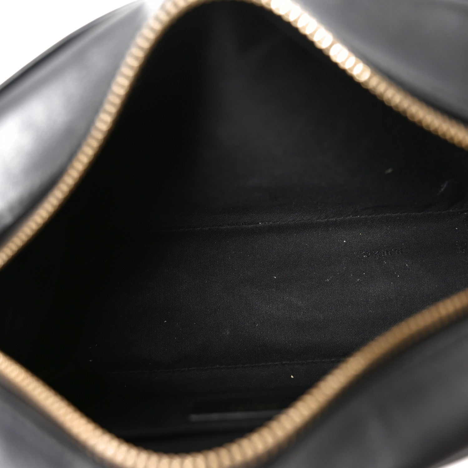 Fendi Glazed Fabric Vitello Century FF 1974 Stamp Patch Camera Case Mogano Panna Black 5 of 10